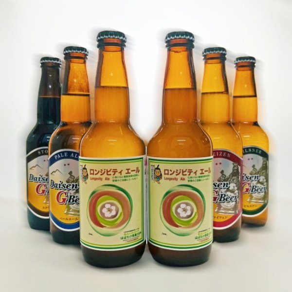 画像1: ★送料込み・特別価格「大山Gビール」おすすめ限定セット【秋麗】／330ml×6本セット（定番×4本・限定×2本）【要冷蔵】 (1)