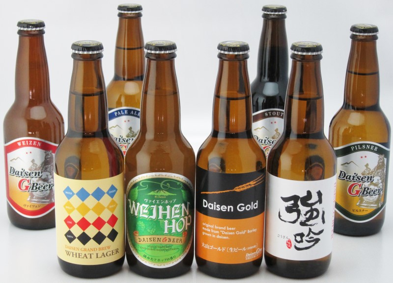 送料込み 特別価格 秋の家飲み応援 大山gビール 特別限定セット 330ml ８本セット 定番 4本 限定 4本 要冷蔵 地ビールと地酒の蔵元くめざくら